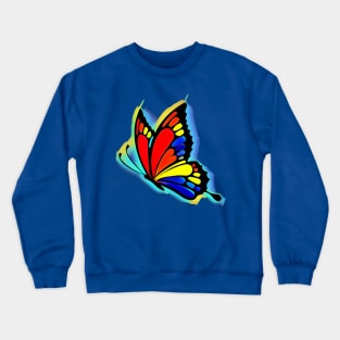 Bright and Bold Butterfly Crewneck Sweatshirt